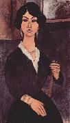 Amedeo Modigliani Sitzende Algerische Almaiisa Sweden oil painting artist